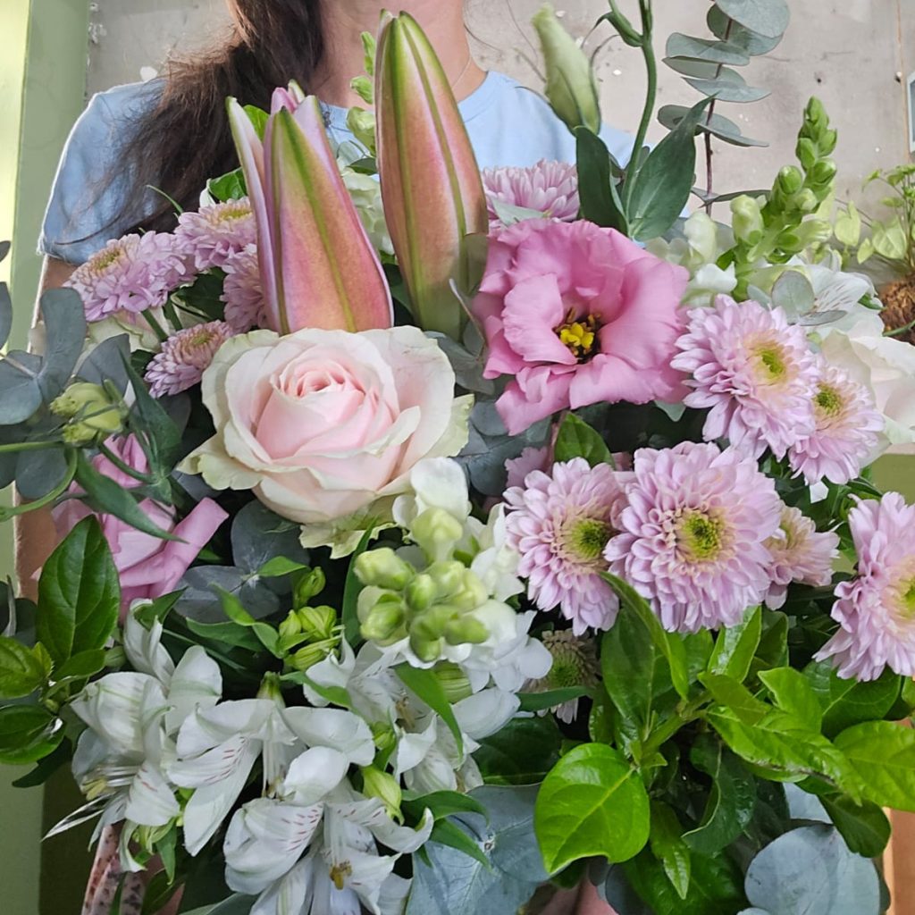A Pastel Vase Arrangement