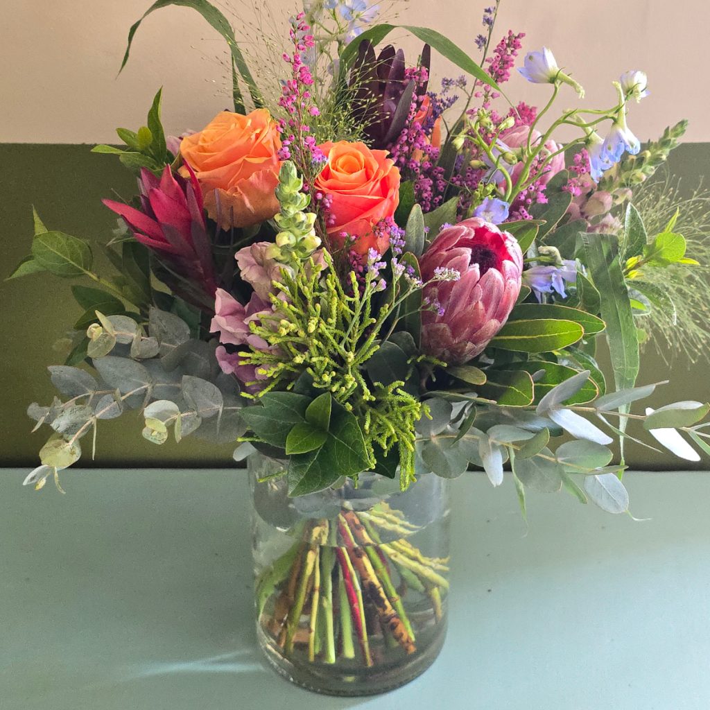 A Fynbos mixed Vase Arrangement